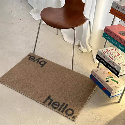 hello.bye. DOORMAT