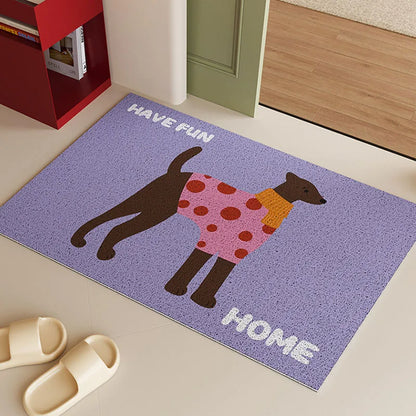 DOORMAT PURPLE