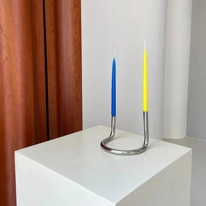 U-SHAPED CANDLESTICK HOLDER
