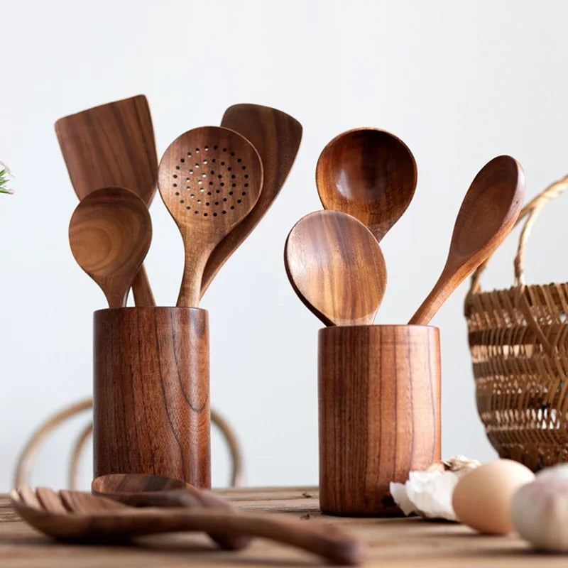COOKING SET WOOD