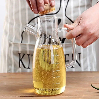 GLASS OIL BOTTLE