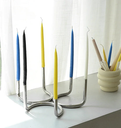 U-SHAPED CANDLESTICK HOLDER