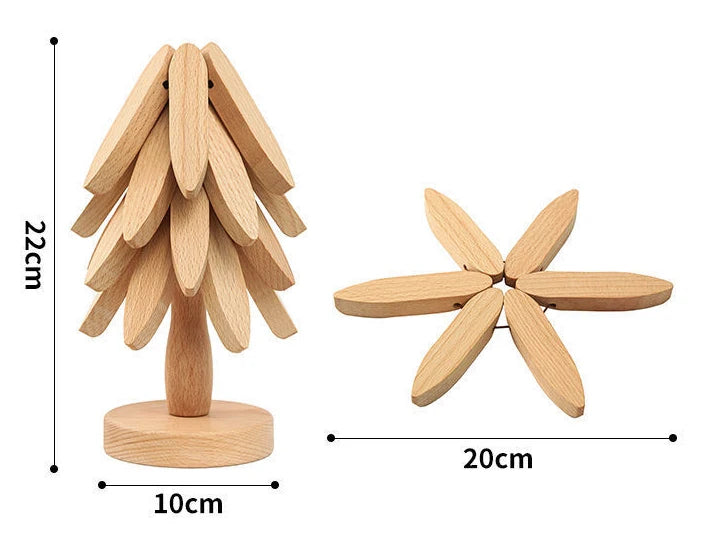 WOODEN TREE COASTER