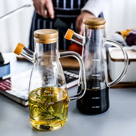 GLASS OIL BOTTLE