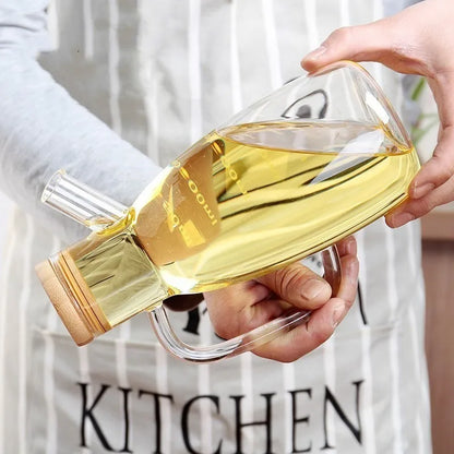 GLASS OIL BOTTLE