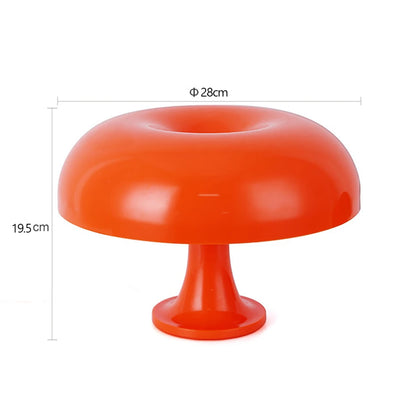 MUSHROOM LAMP ORANGE