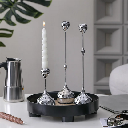 DROP CANDLE HOLDER 3 PCS