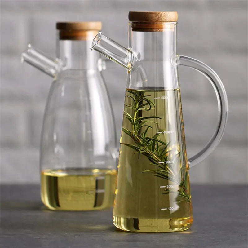 GLASS OIL BOTTLE