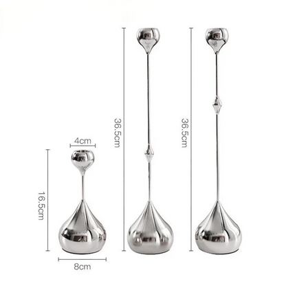 DROP CANDLE HOLDER 3 PCS