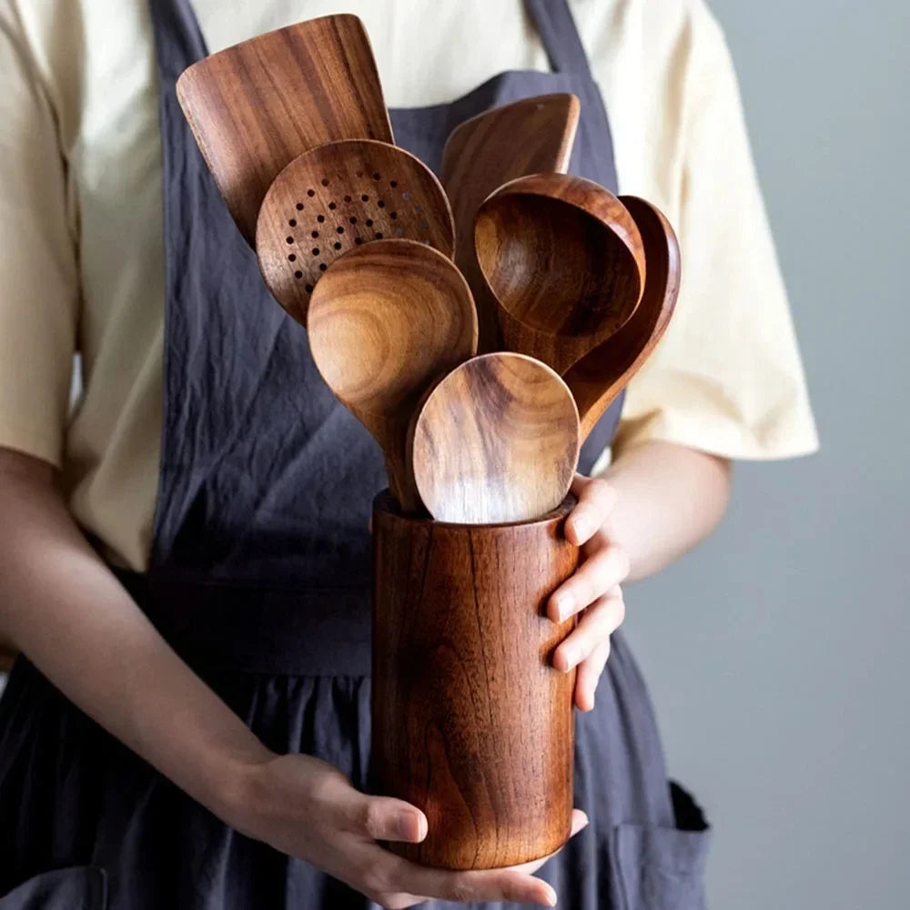 COOKING SET WOOD