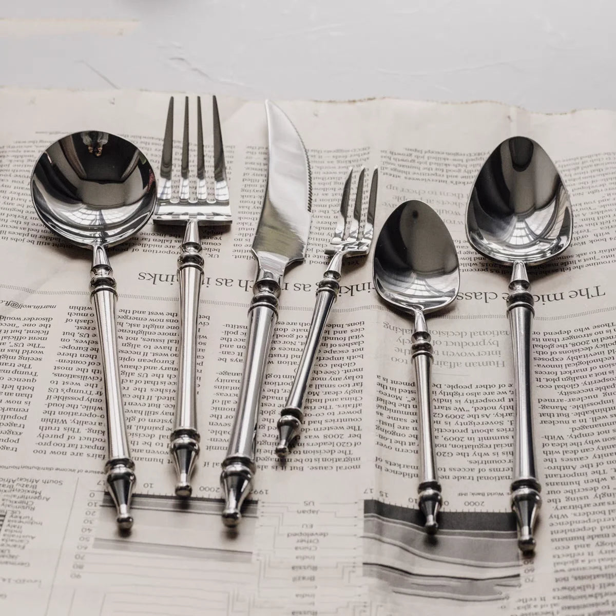 STEEL CUTLERY SET