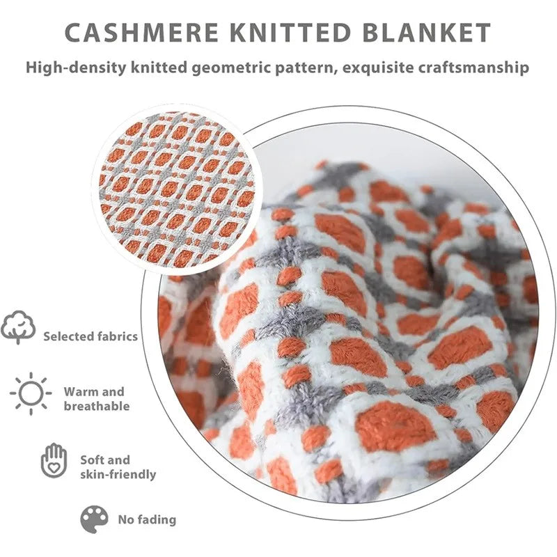 KNITTED PATTERN BLANKET