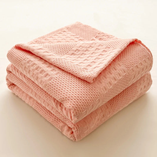 ROSA COTTON WAFFLE BLANKET