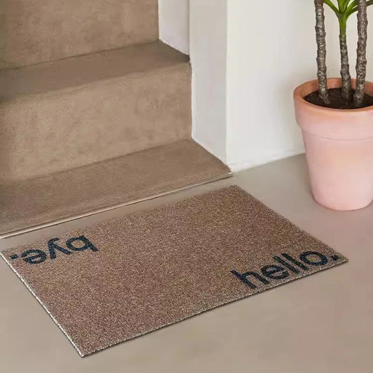 hello.bye. DOORMAT