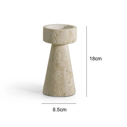STONE CANDLE HOLDER