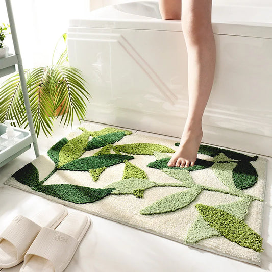 FLORAL BATH MAT