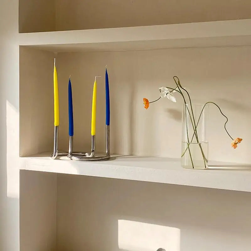 U-SHAPED CANDLESTICK HOLDER