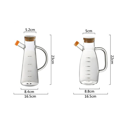 GLASS OIL BOTTLE