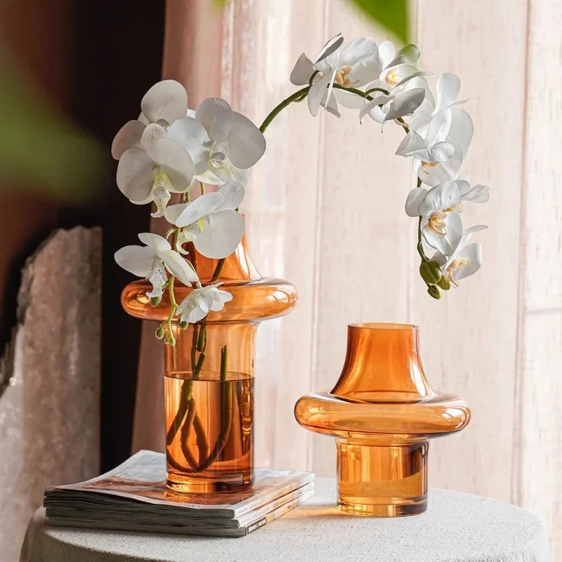 GLASS VASE SATURN