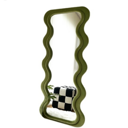 WAVY GREEN MIRROR