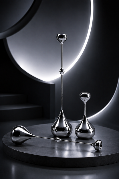 DROP CANDLE HOLDER 3 PCS
