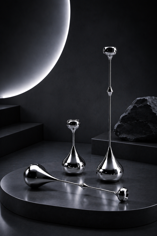 DROP CANDLE HOLDER 3 PCS