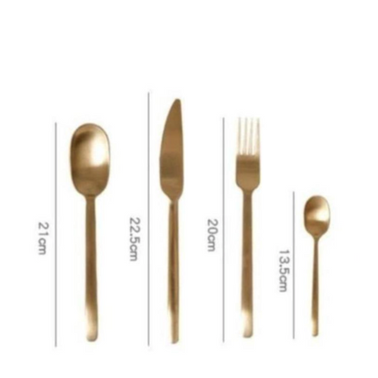 ROSEGOLD CUTLERY SET - Casa Papaya