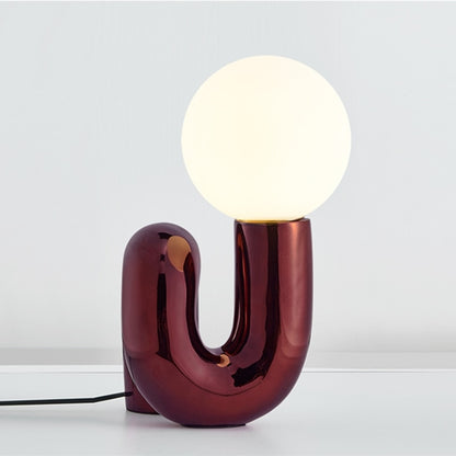 CURVED RESIN LAMP