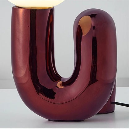 CURVED RESIN LAMP