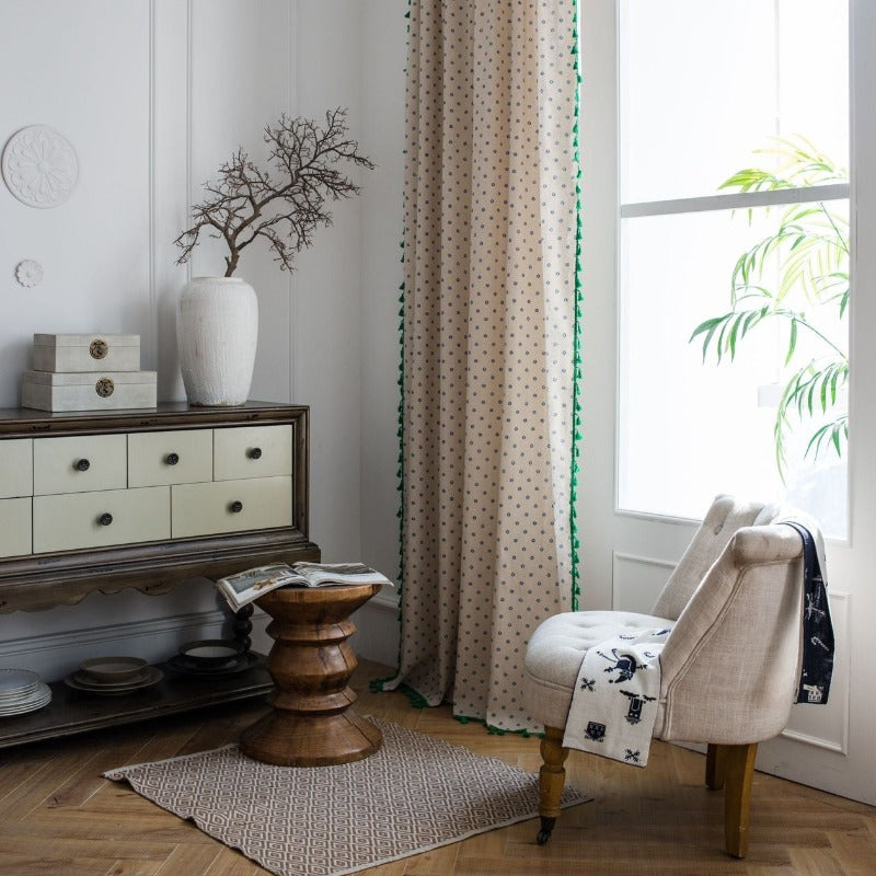 LINEN CURTAIN - CASA PAPAYA | HOME