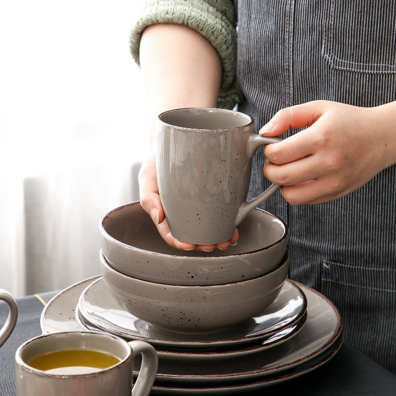 DINNERWARE SET STONE