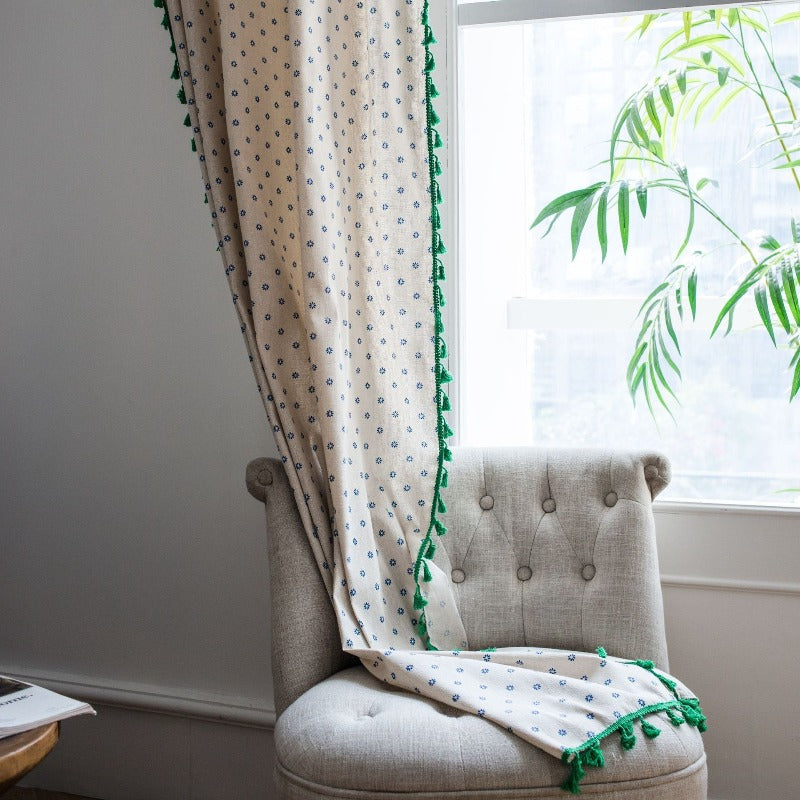 LINEN CURTAIN - CASA PAPAYA | HOME