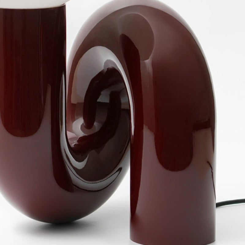 CURVED RESIN LAMP