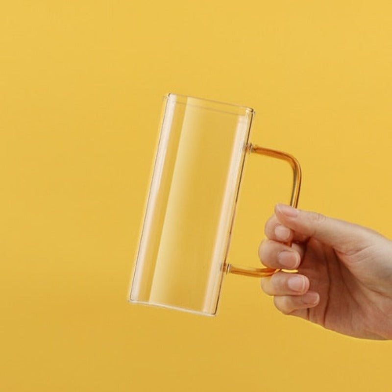 SQUARE GLASS MUG