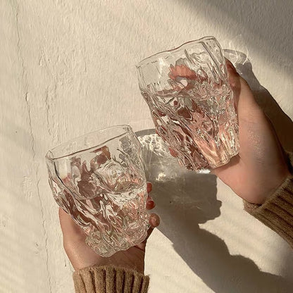 IRREGULAR GLASS CUP