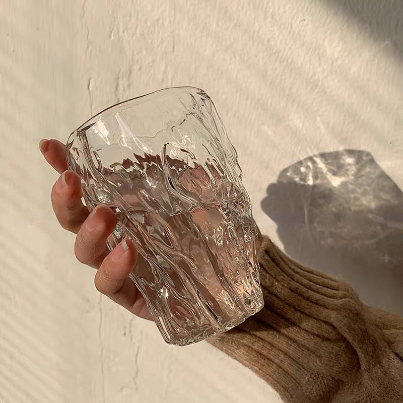 IRREGULAR GLASS CUP