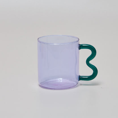 DARK COLORED GLASS CUP