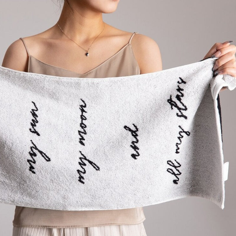 LETTERS TOWEL - CASA PAPAYA | HOME