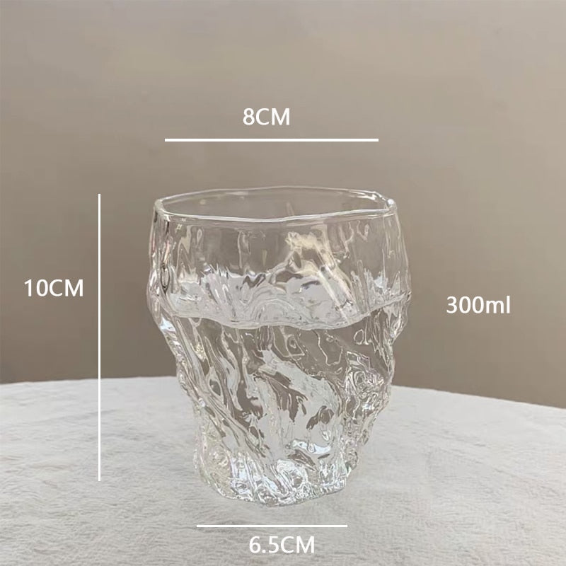 IRREGULAR GLASS CUP