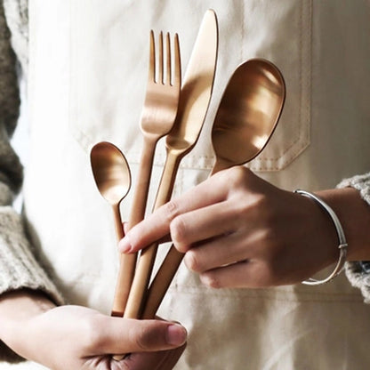 ROSEGOLD CUTLERY SET - Casa Papaya