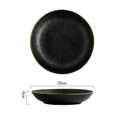 BLACK DINNER SET - Casa Papaya