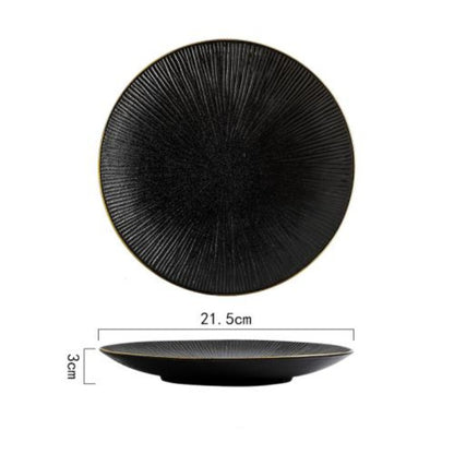 BLACK DINNER SET - Casa Papaya