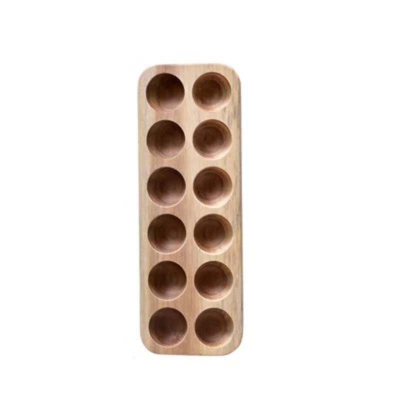 WOODEN EGG STORAGE - CASA PAPAYA | HOME