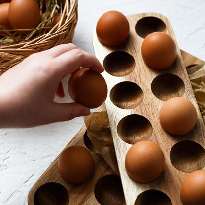 WOODEN EGG STORAGE - CASA PAPAYA | HOME