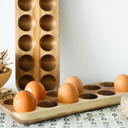 WOODEN EGG STORAGE - CASA PAPAYA | HOME