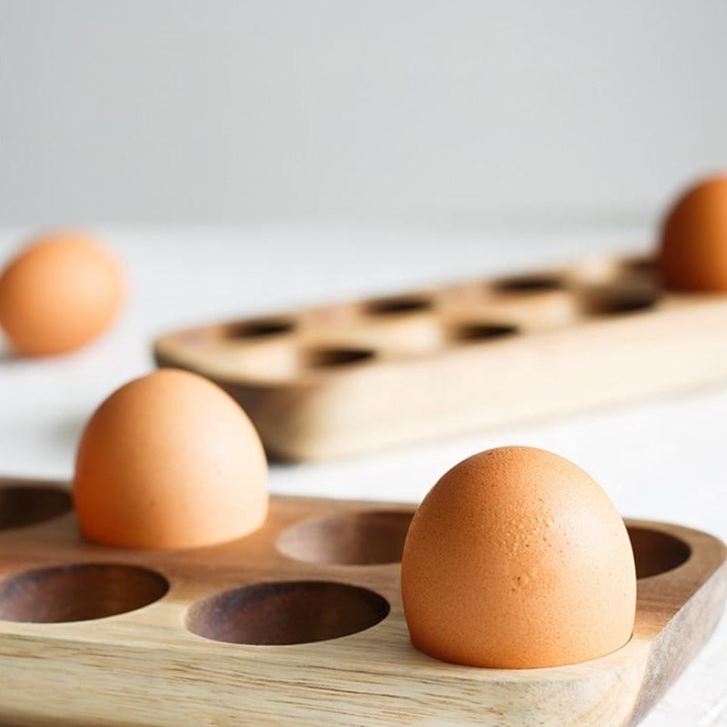 WOODEN EGG STORAGE - CASA PAPAYA | HOME