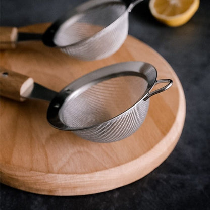 WOODEN HANDLE SIEVE - CASA PAPAYA | HOME