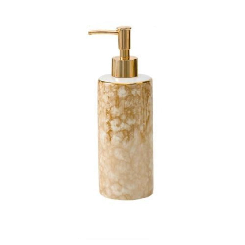 SAND CERAMIC SOAP DISPENSER - CASA PAPAYA | HOME