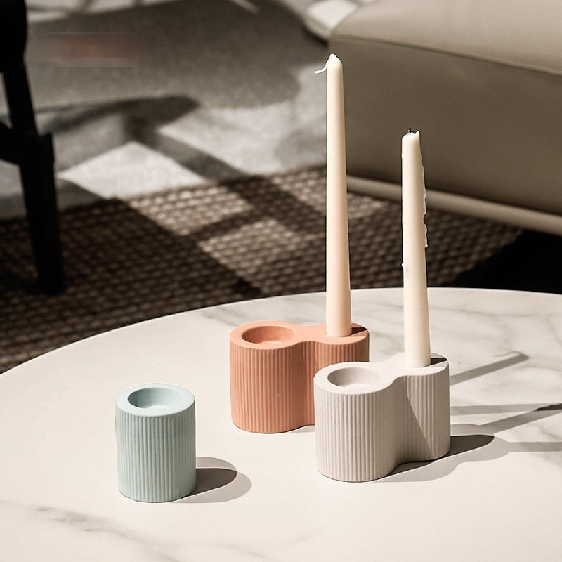 NORDIC CANDLE HOLDER - CASA PAPAYA | HOME