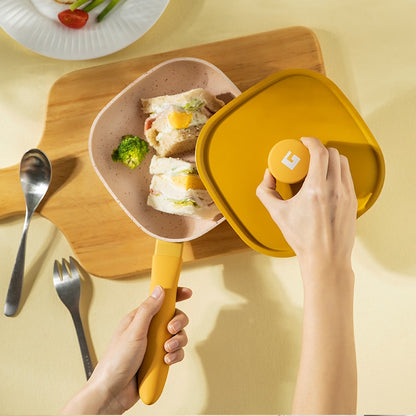 YELLOW SQUARE SHAPED PAN - CASA PAPAYA | HOME